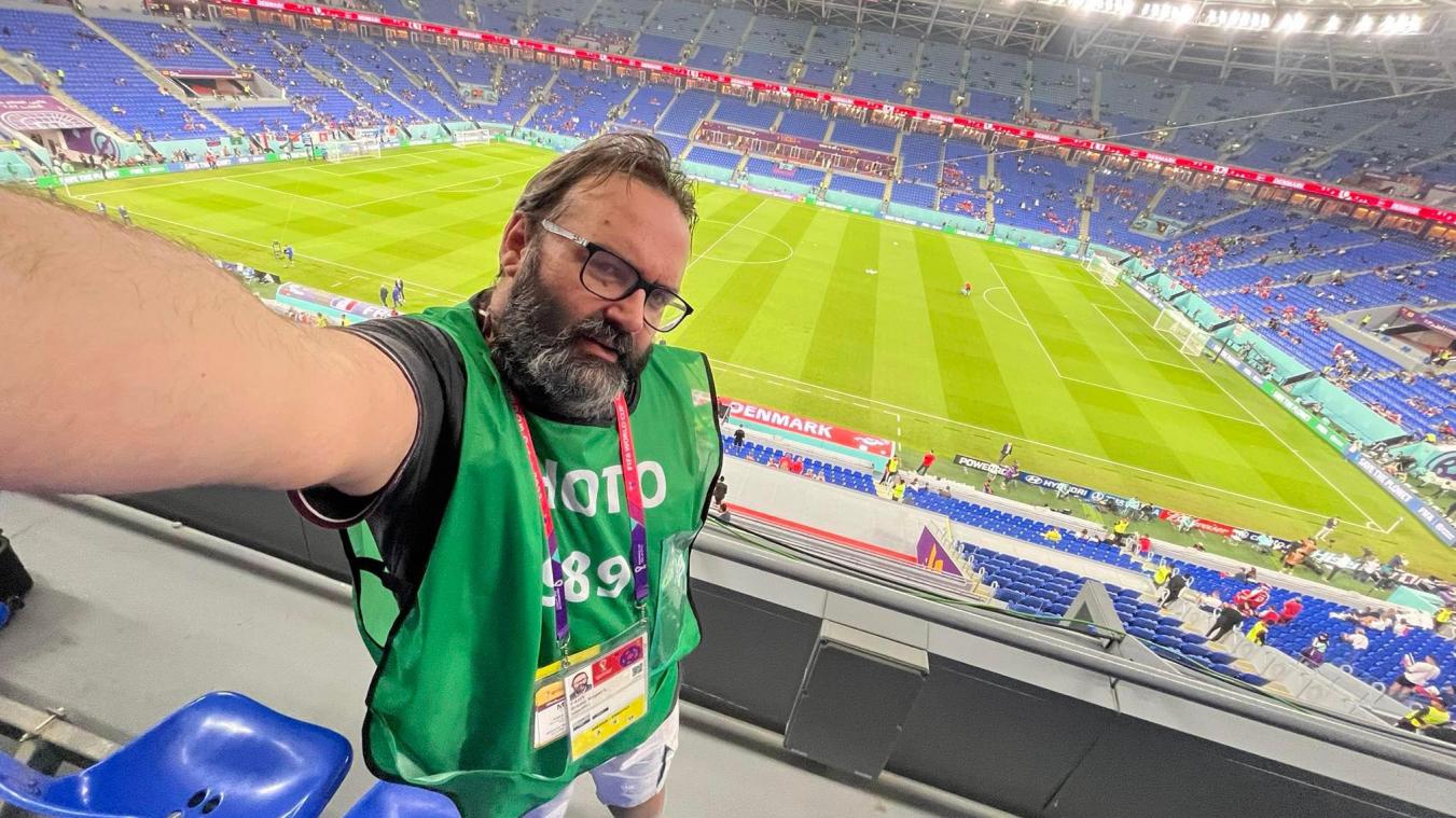 <p>Bruno Fahy ist für die Fotoagentur „Belga“ bei der WM im Einsatz. Den Roten Teufeln folgt er seit 2014 zu allen Spielen und Turnieren.</p>