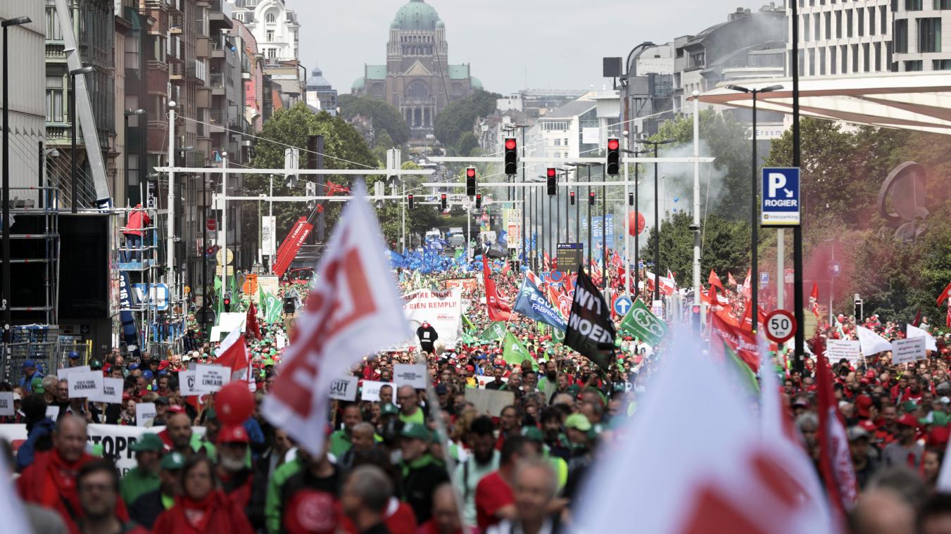 <p>Großdemo in Brüssel im Juni dieses Jahres</p>