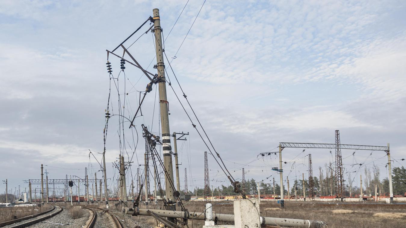 <p>Das Stromnetz in der Ukraine ist stark beschädigt.</p>