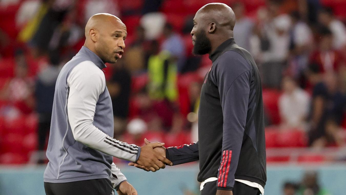 <p>Thierry Henry (links) und Romelu Lukaku – bald schon Cheftrainer und Spieler?</p>