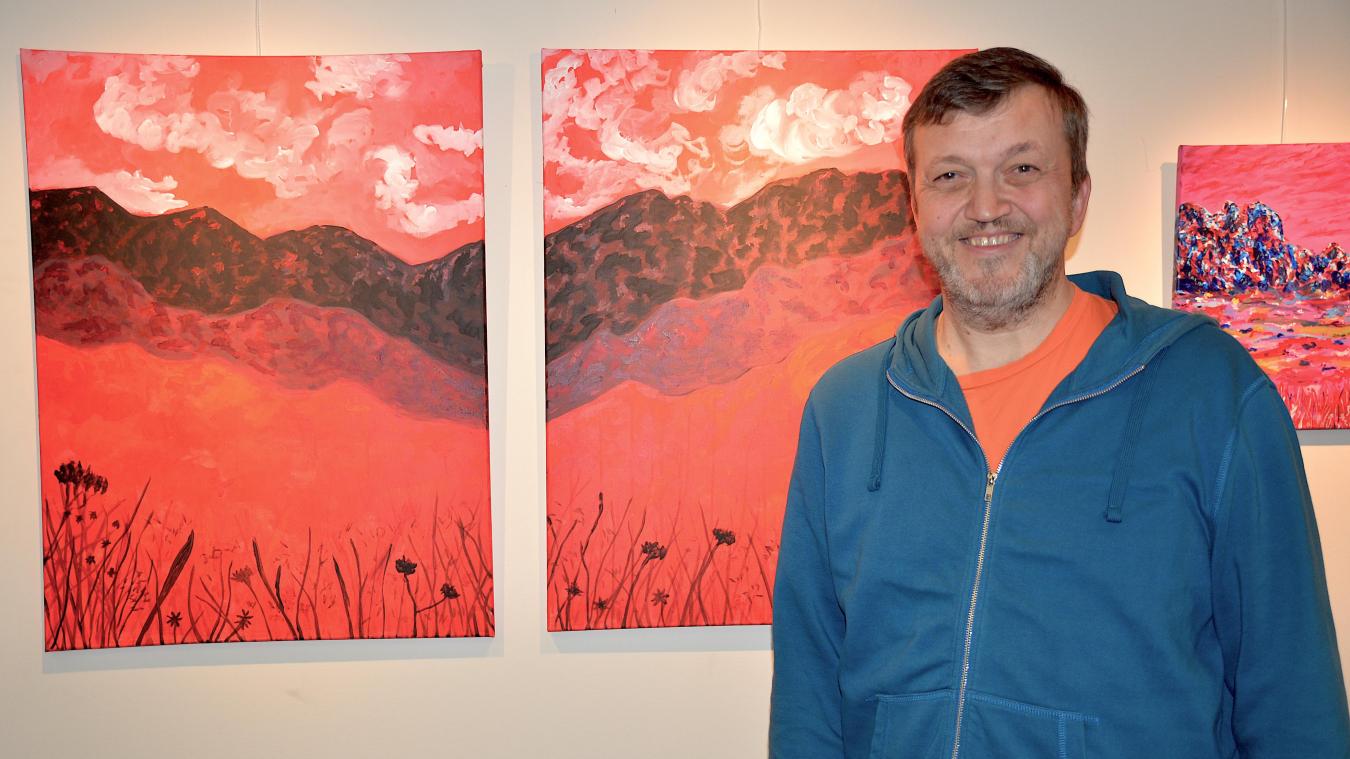 <p>„Far from perfect“ hat Michael Dujardin aus Eupen seine erste Einzelausstellung in der Eifel genannt. Der Lehrer aus Eupen hat während der Corona-Pandemie mit der Malerei begonnen.</p>