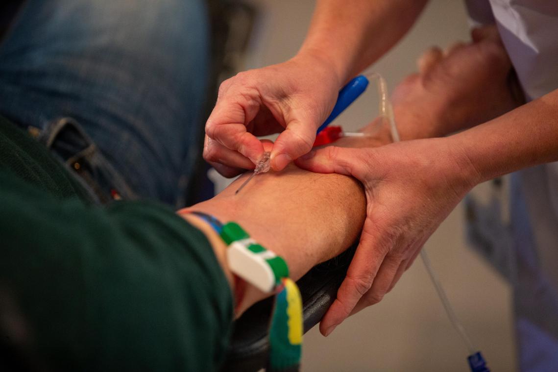 <p>Blutspender bleiben in Belgien gefragt.</p>