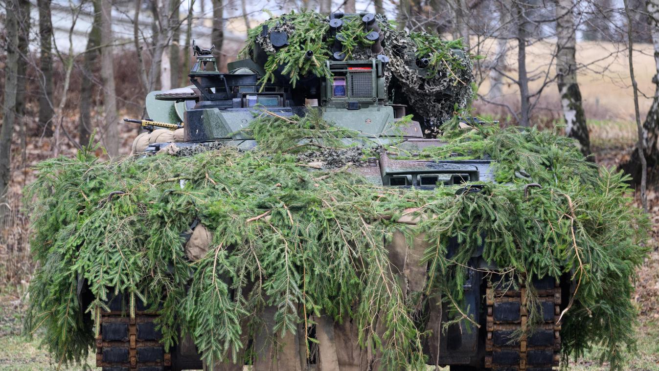 <p>In Köln sind die ersten ukrainischen Soldaten für eine Ausbildung am Schützenpanzer Marder eingetroffen.</p>