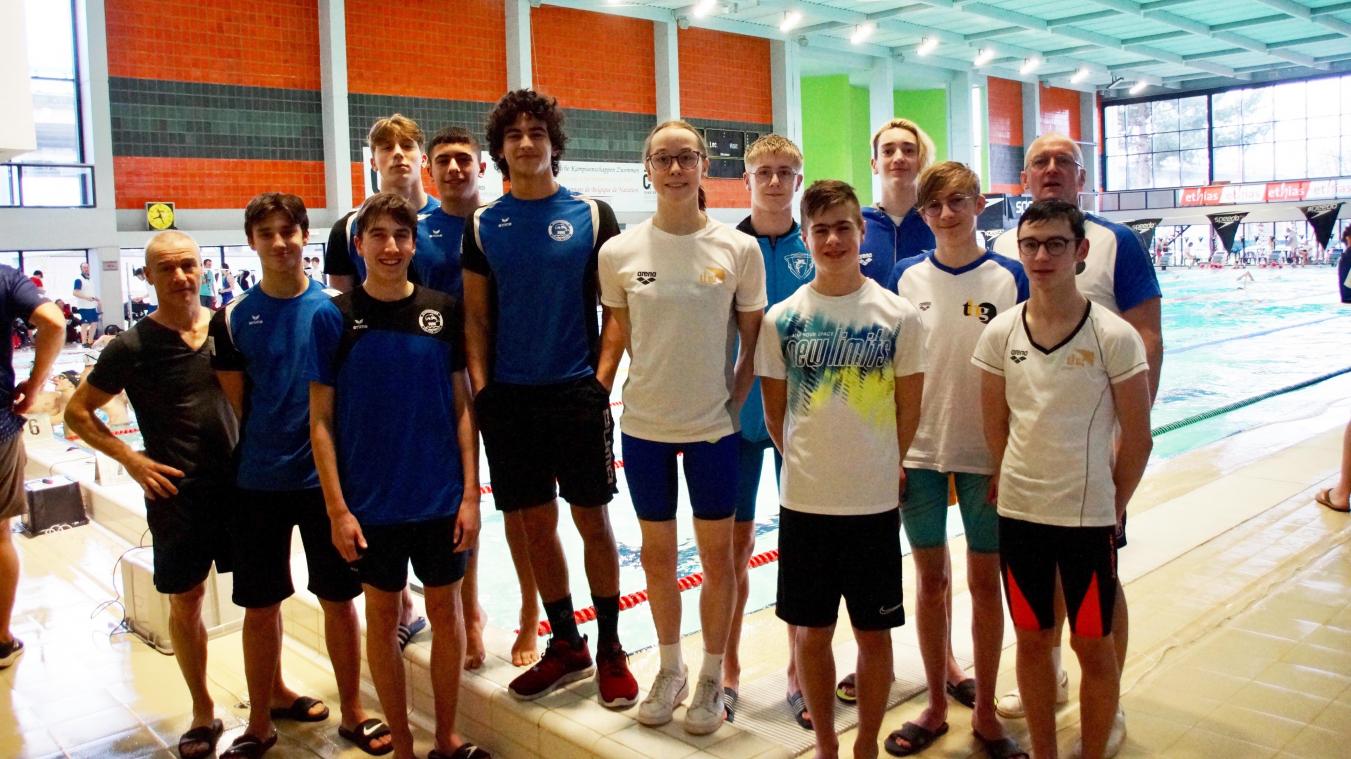 <p>Zehn Schwimmer und eine Schwimmerin aus Ostbelgien gingen an den Start.</p>