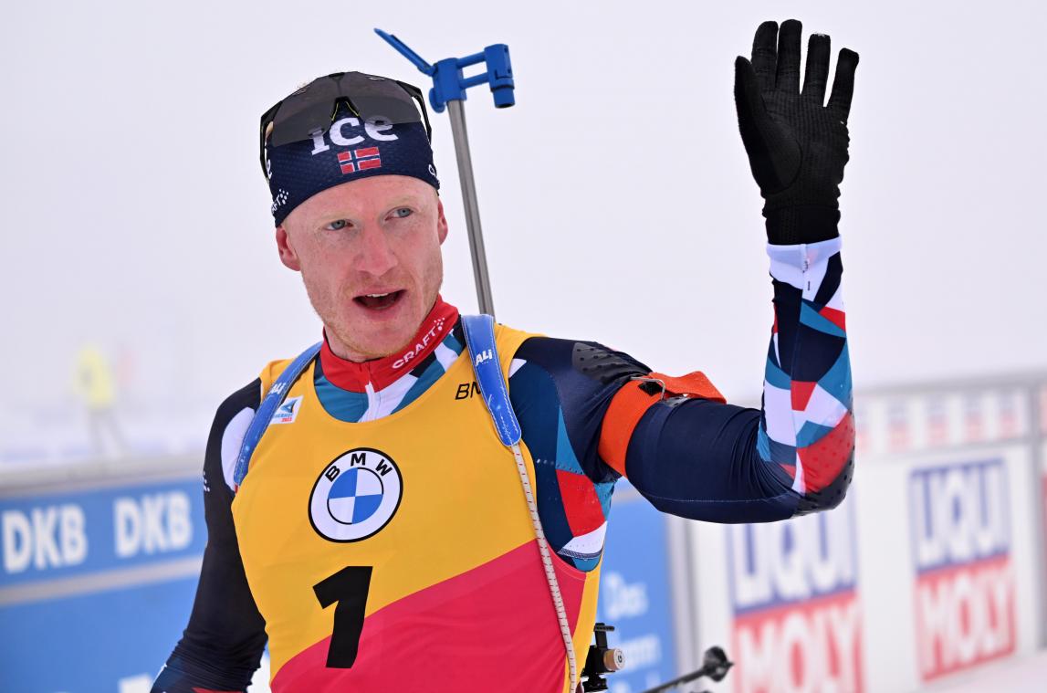 <p>Johannes Thingnes Bö wird in Oberhof Sprint-Weltmeister.</p>