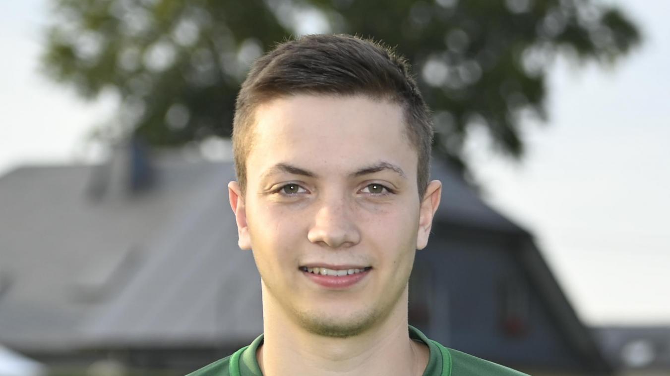 <p>Joé Veithen trägt in der kommenden Saison das schwarz-gelbe Trikot des FC Bütgenbach.</p>