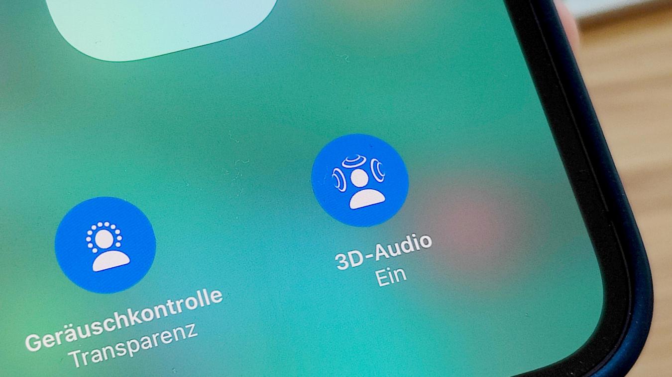 <p>Check im iOS-Kontrollzentrum: Ja, 3D-Audio ist auf dem iPhone aktiviert.</p>