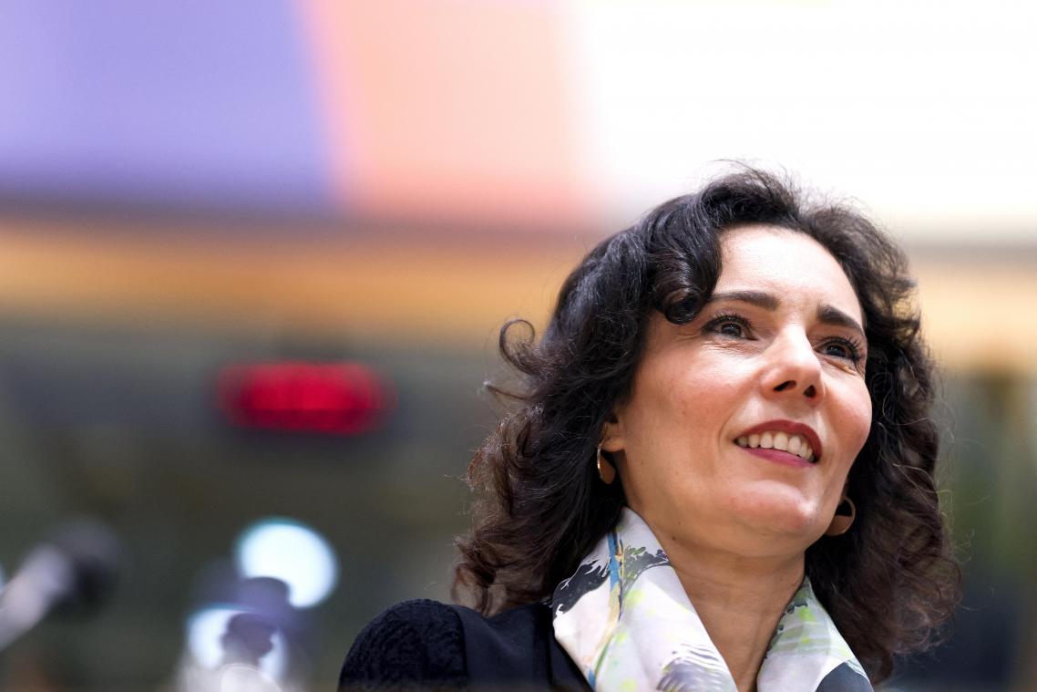 <p>Außenministerin Hadja Lahbib</p>
