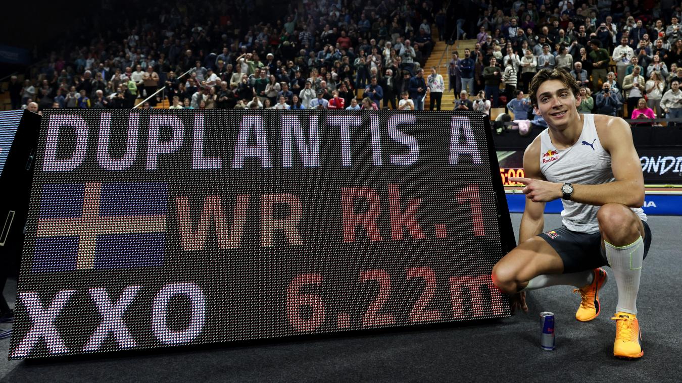 <p>Stabhochsprung: Duplantis verbessert Weltrekord auf 6,22 m</p>
