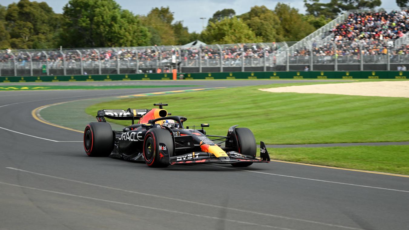 <p>Max Verstappen beim Qualifying in Australien.</p>
