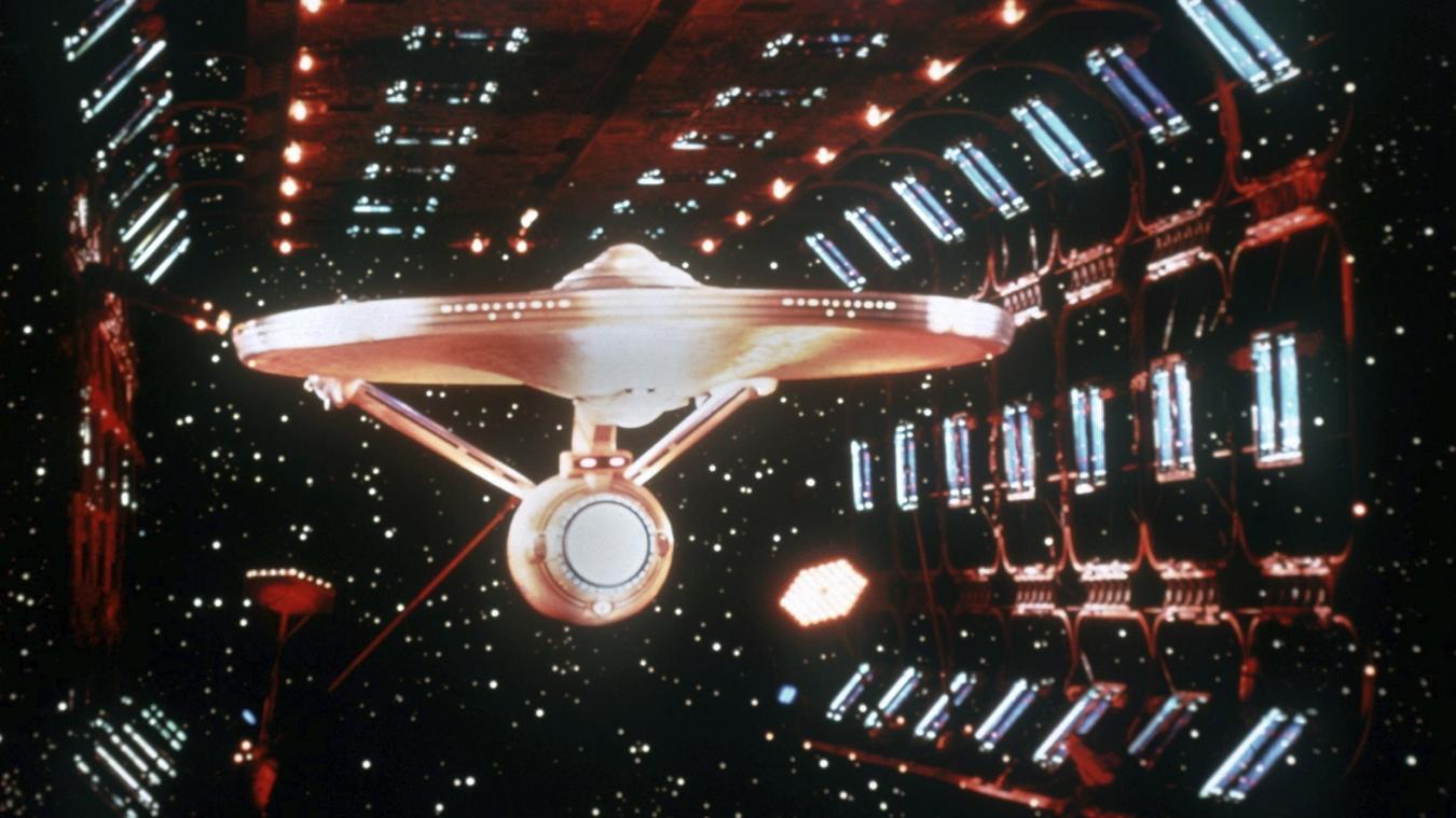 <p>Das Raumschiff USS Enterprise aus der Anfang der 60er Jahre gestarteten Fernsehserie „Star Trek“.</p>