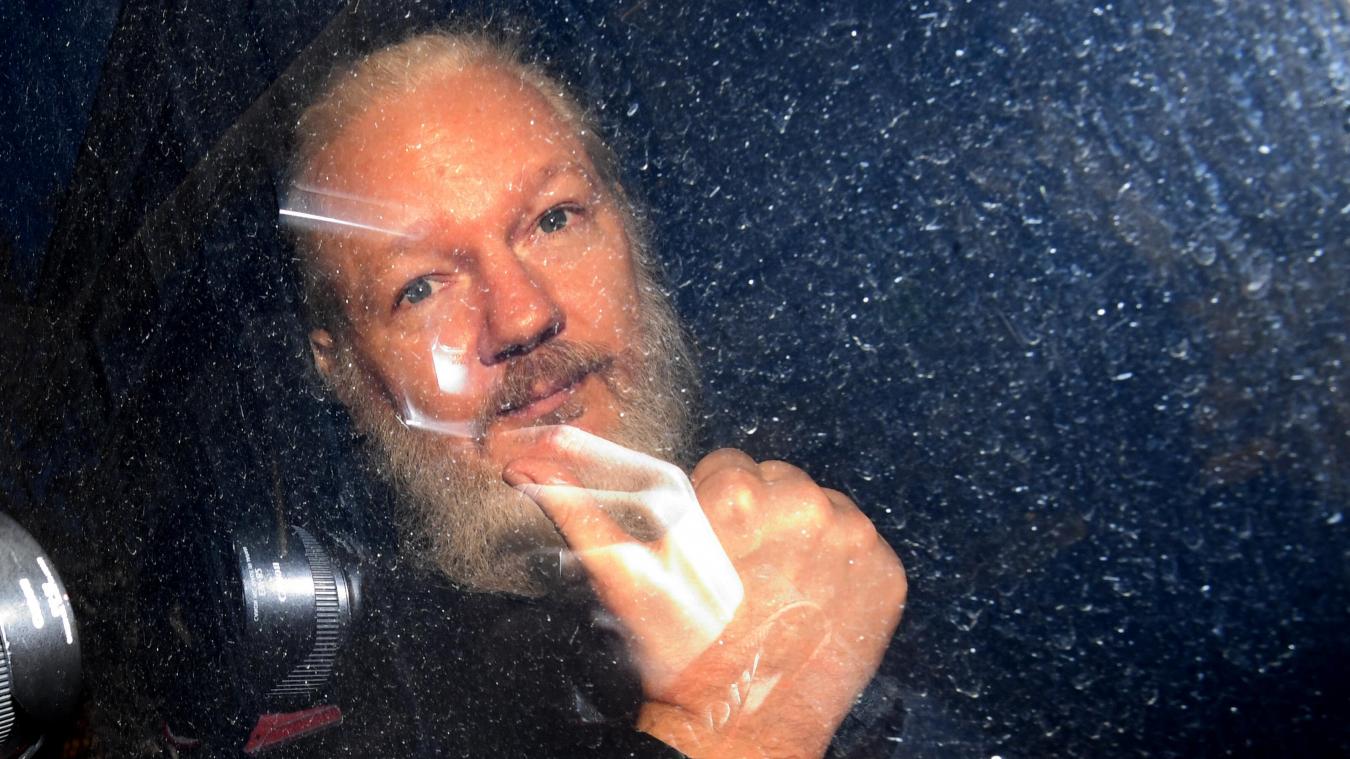 <p>Der Gründer von WikiLeaks, Julian Assange, trifft vor dem Westminster Magistrates' Court ein.</p>