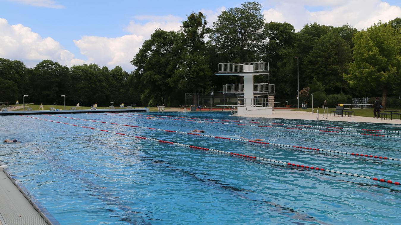 <p>Ein Blick in das Freibad</p>