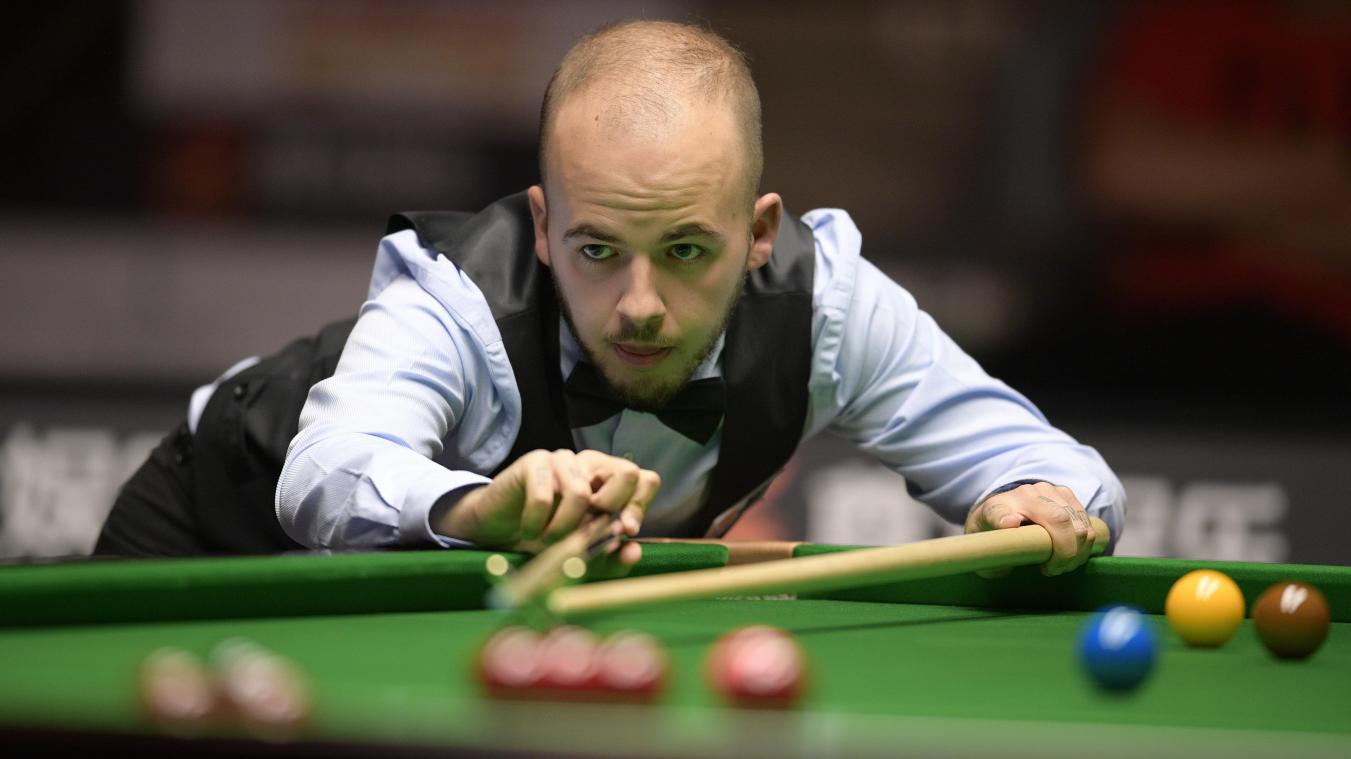 <p>Luca Brecel in Aktion</p>