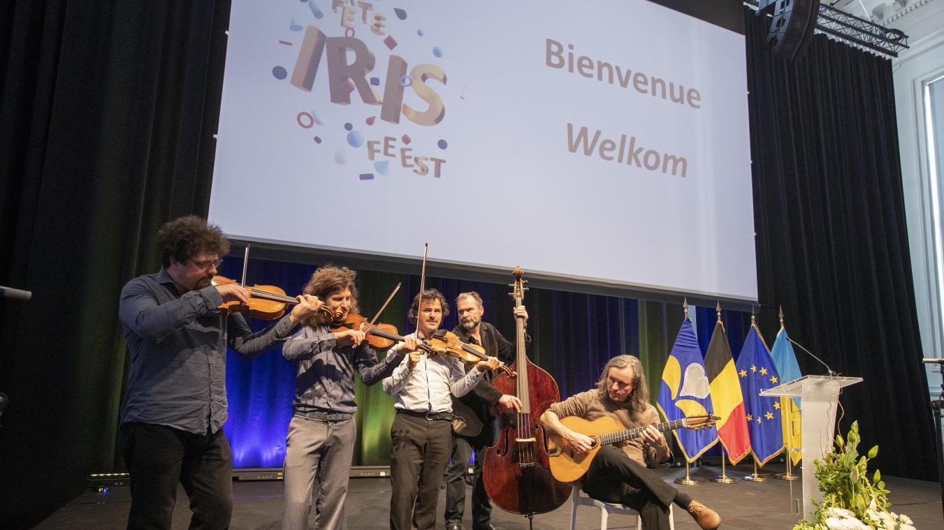 <p>Die 'Violons de Bruxelles' beim Iris-Festival.</p>