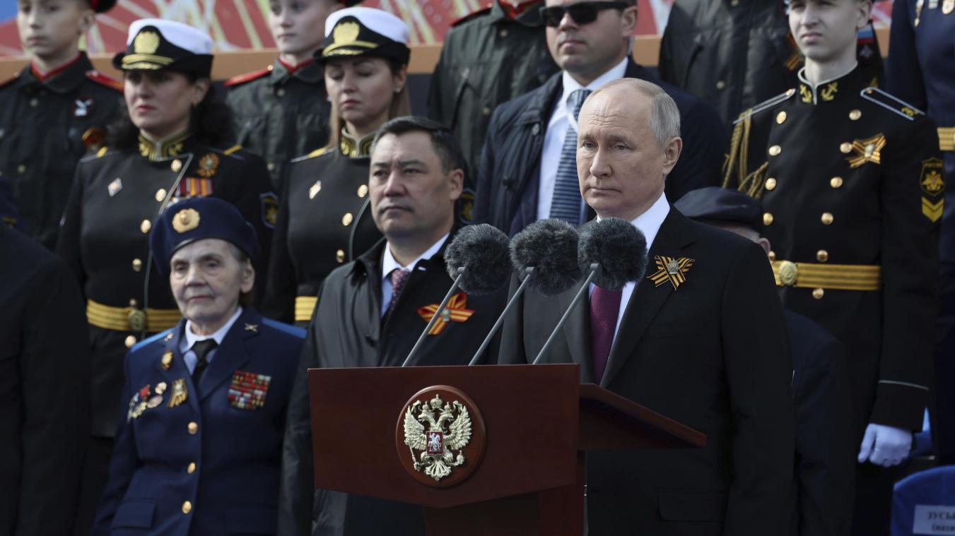 <p>Der russische Präsident Wladimir Putin hat am Dienstag anlässlich des 78. Jahrestages des Endes des Zweiten Weltkrieges auf dem Roten Platz in Moskau eine Rede gehalten.</p>