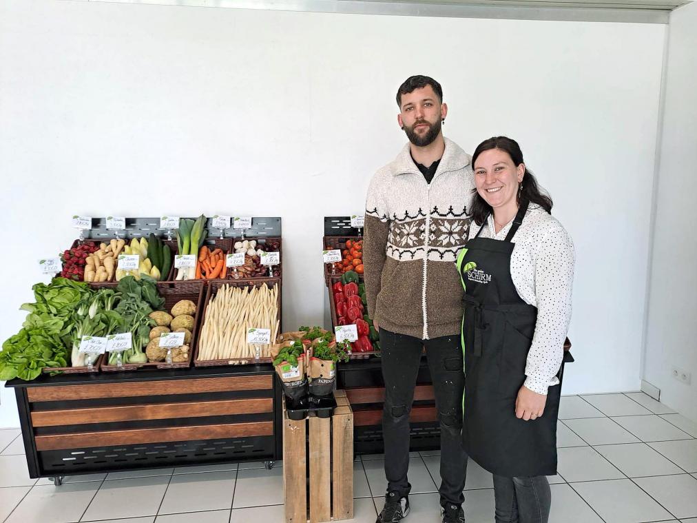 <p>Hinter dem Geschäft bauen Frederic und Catherine Schmitz-Breuer auf einer Fläche von 750 qm Gemüse an.</p>