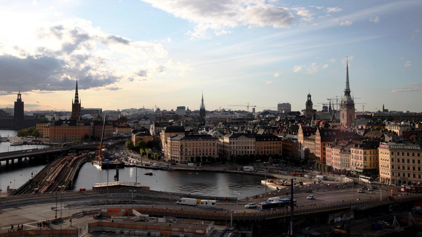 <p>Ein Blick auf den südlichen Teil von Gamla Stan, Stockholms Altstadt.</p>