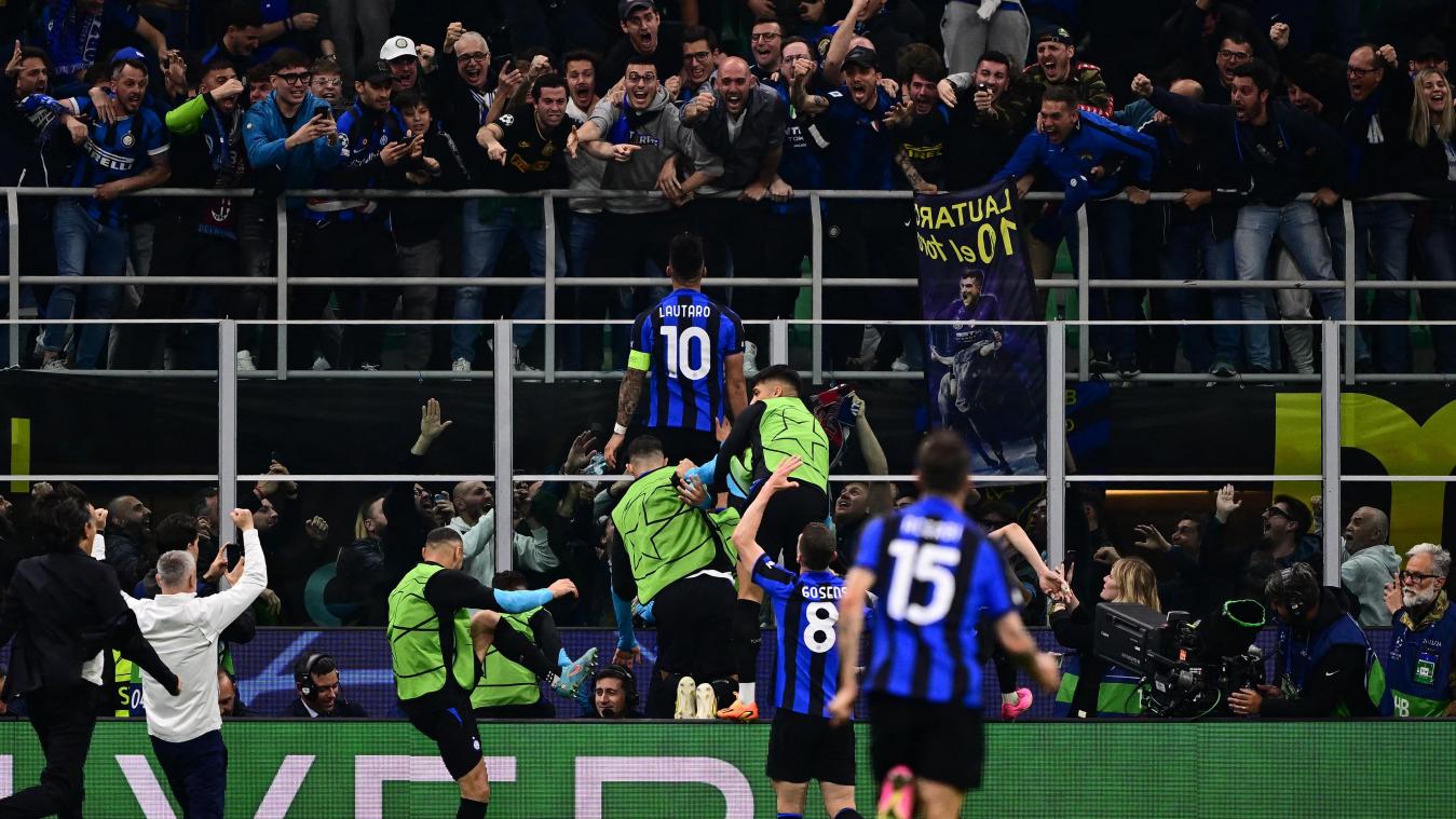<p>Riesenjubel bei Inter: Die Mannschaft steht im Finale der Champions League.</p>