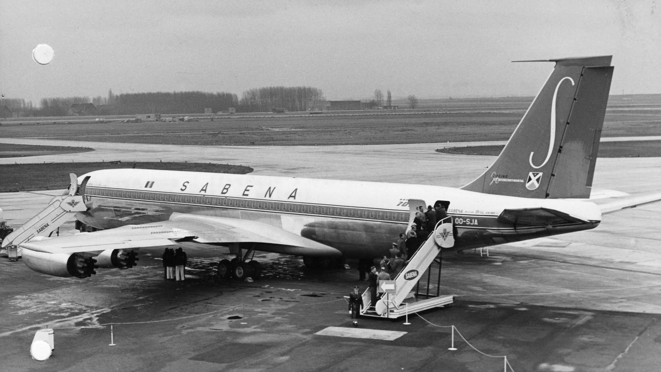 <p>Sabena hatte als erste in Europa eine Boeing 707 in der Flotte.</p>