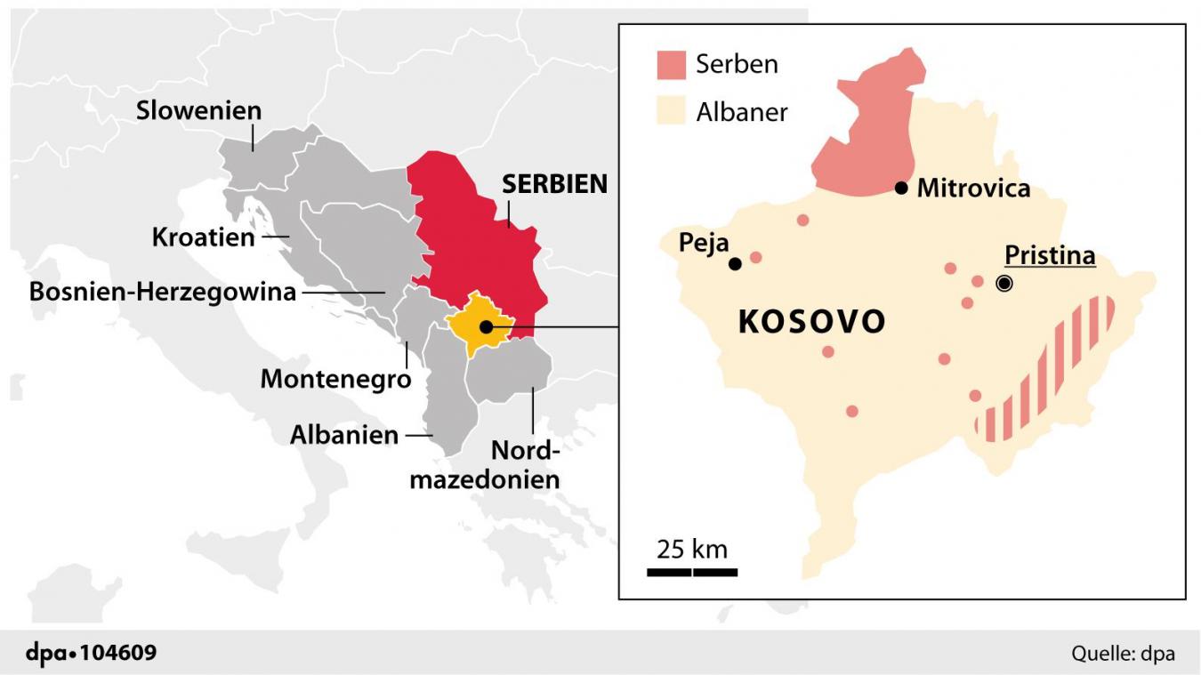 <p>Nach Gewaltausbruch: EU droht Serbien und Kosovo mit Konsequenzen</p>
