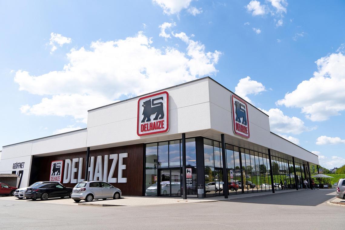 <p>Der Delhaize-Supermarkt in St.Vith</p>