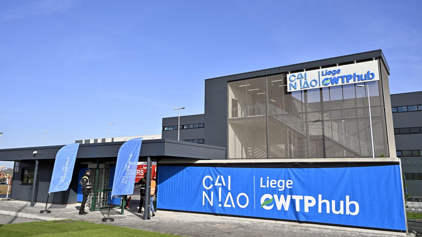 <p>Die Logistikplattform von Cainiao, dem Logistikzweig von Alibaba in Lüttich.</p>
