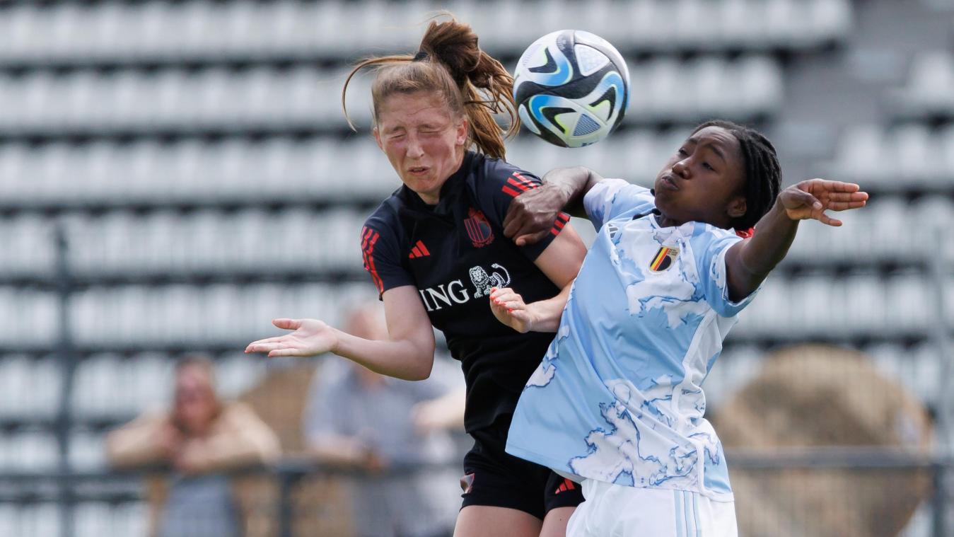 <p>Im Testspiel in Tubize schenkten sich die Red Flames (links) und die Red Flames U19 nichts.</p>