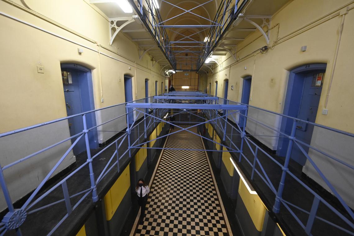 <p>Ein Blick ins Innere der Haftanstalt von Huy</p>