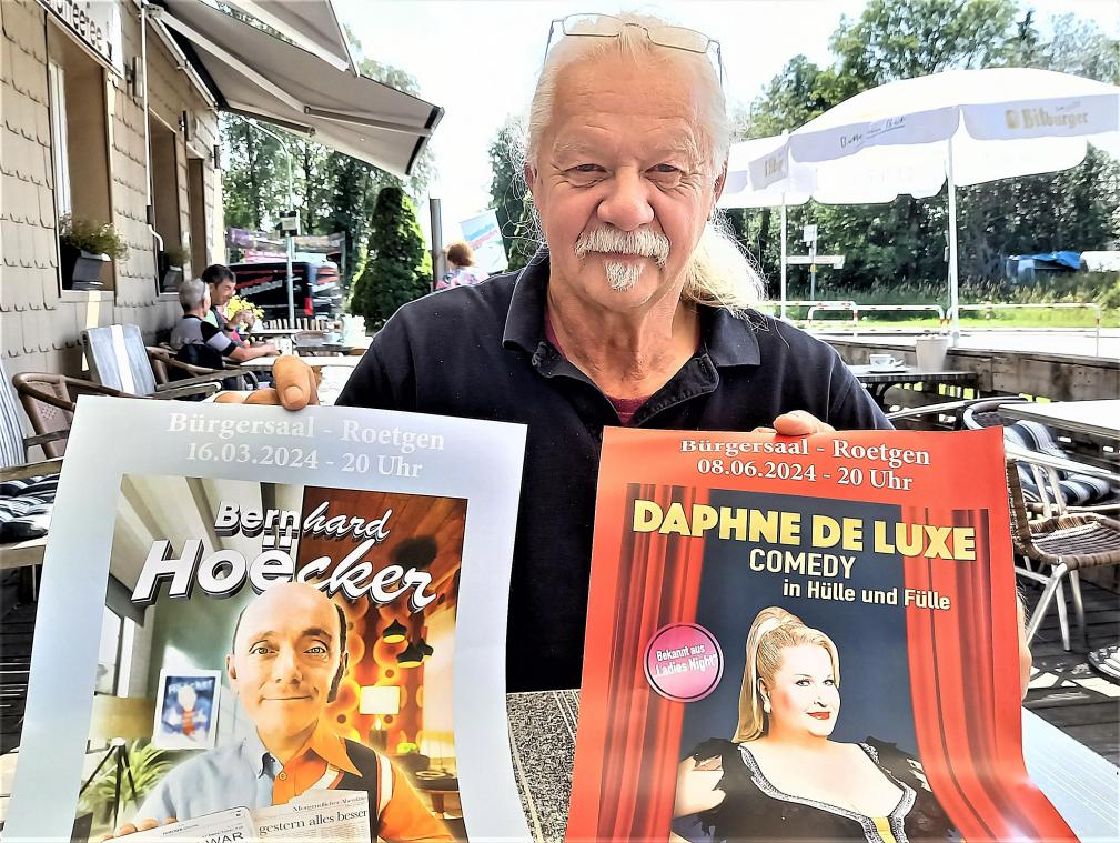 <p>Norbert Siebertz hat immer ein Ass im Ärmel: Diesmal neu dabei Bernhard Hoecker und Daphne de Luxe.</p>