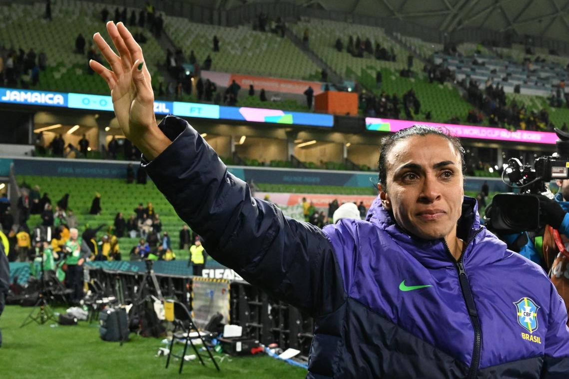 <p>Marta sagt Goodbye und beendet ihre Karriere in der brasilianischen Nationalmannschaft. / Foto: belga</p>