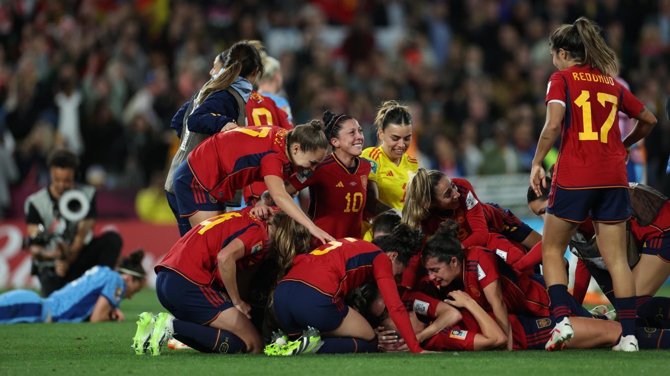 <p>Grenzenloser Jubel: Spaniens Frauen sind Weltmeister.</p>