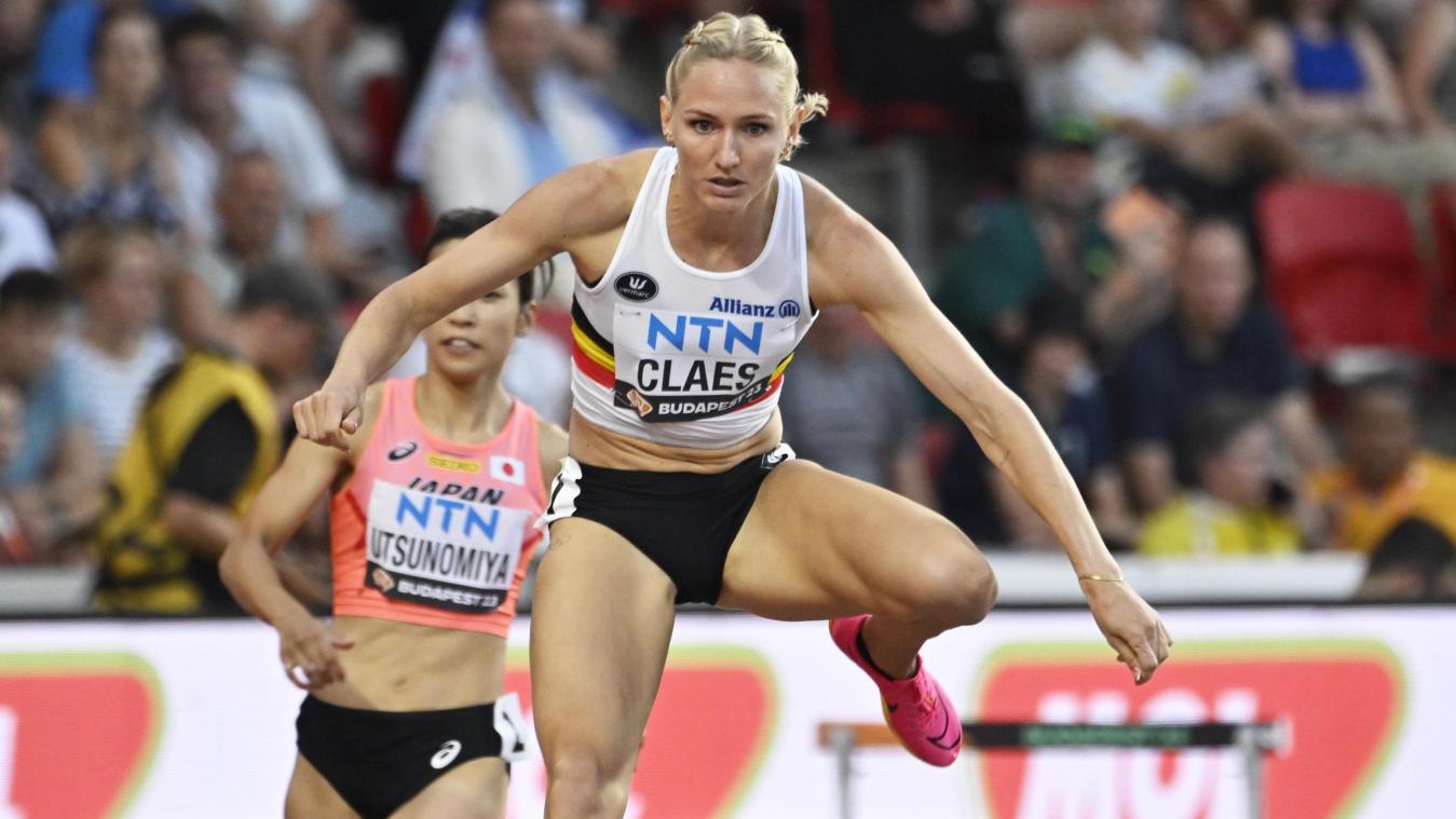 <p>Für Hanne Claes kommt über die 400 Meter Hürden im Halbfinale das Aus.</p>