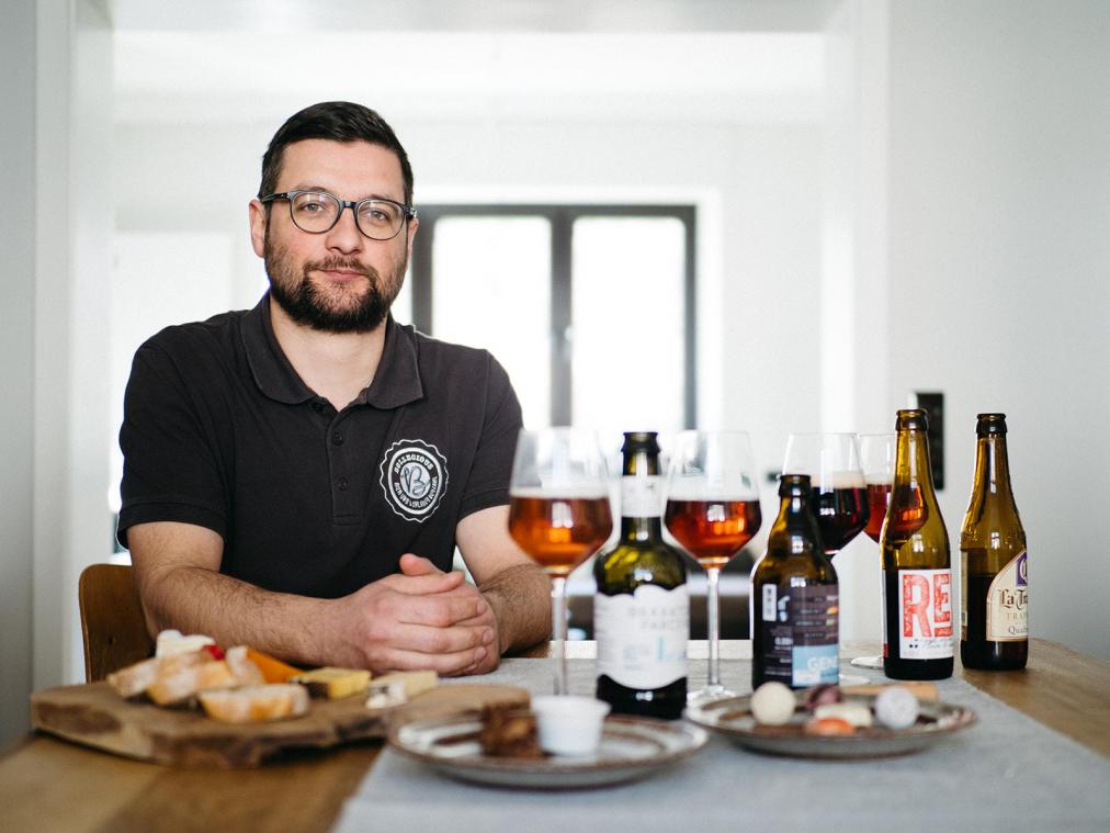 <p>Biersommelier Mario Jates startet die „School of Beer Ostbelgien“.</p>
