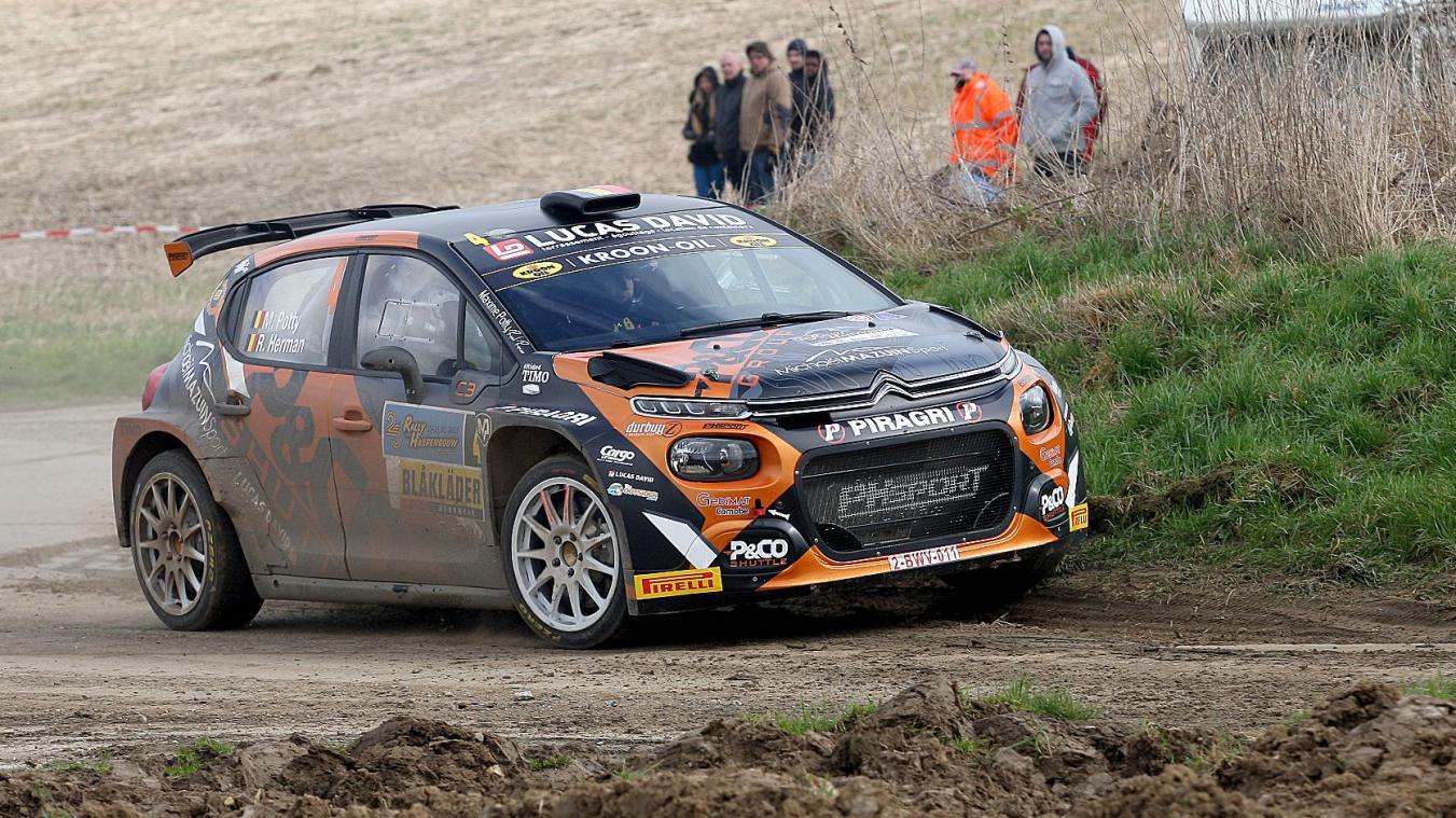 <p>Maxime Potty und Copilot Renaud Herman (Citroën) stehen vor dem Titelgewinn in der Rallye-Landesmeisterschaft BRC.</p>