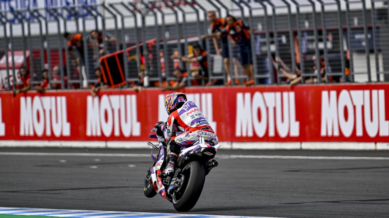 <p>Der spanische Ducati-Pilot Jorge Martin hat am Sonntag beim Grand Prix von Japan das MotoGP-Rennen gewonnen.</p>