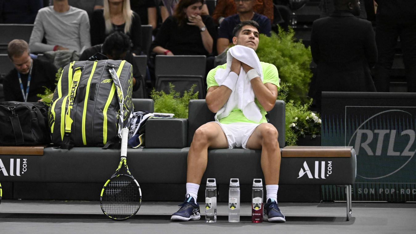 <p>Rund zwei Wochen vor den ATP-Finals in Turin steckt Carlos Alcaraz in einem kleinen Formtief.</p>