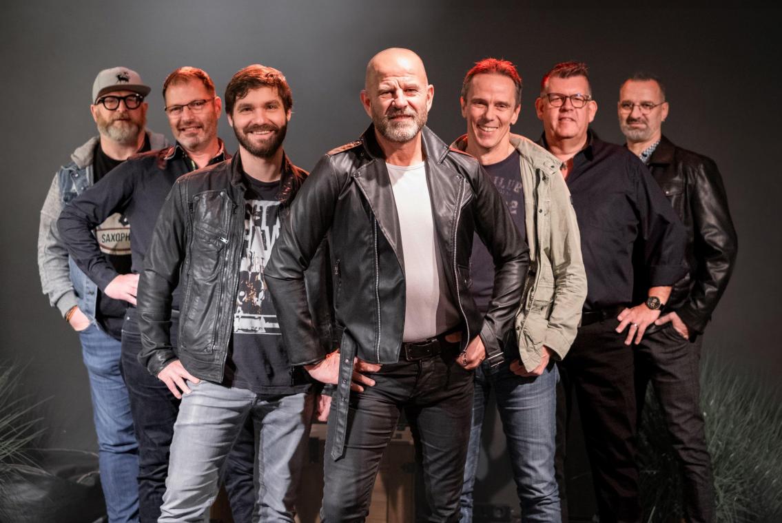 <p>Die Tributeband „Sieben Brücken“ besteht aus: Jürgen Kyll, Ralf Kötten, Philipp Veithen, Marc Catteeuw, Gerd Vassen, Frank Pint und Guido Hermann (v.l.n.r.).</p>