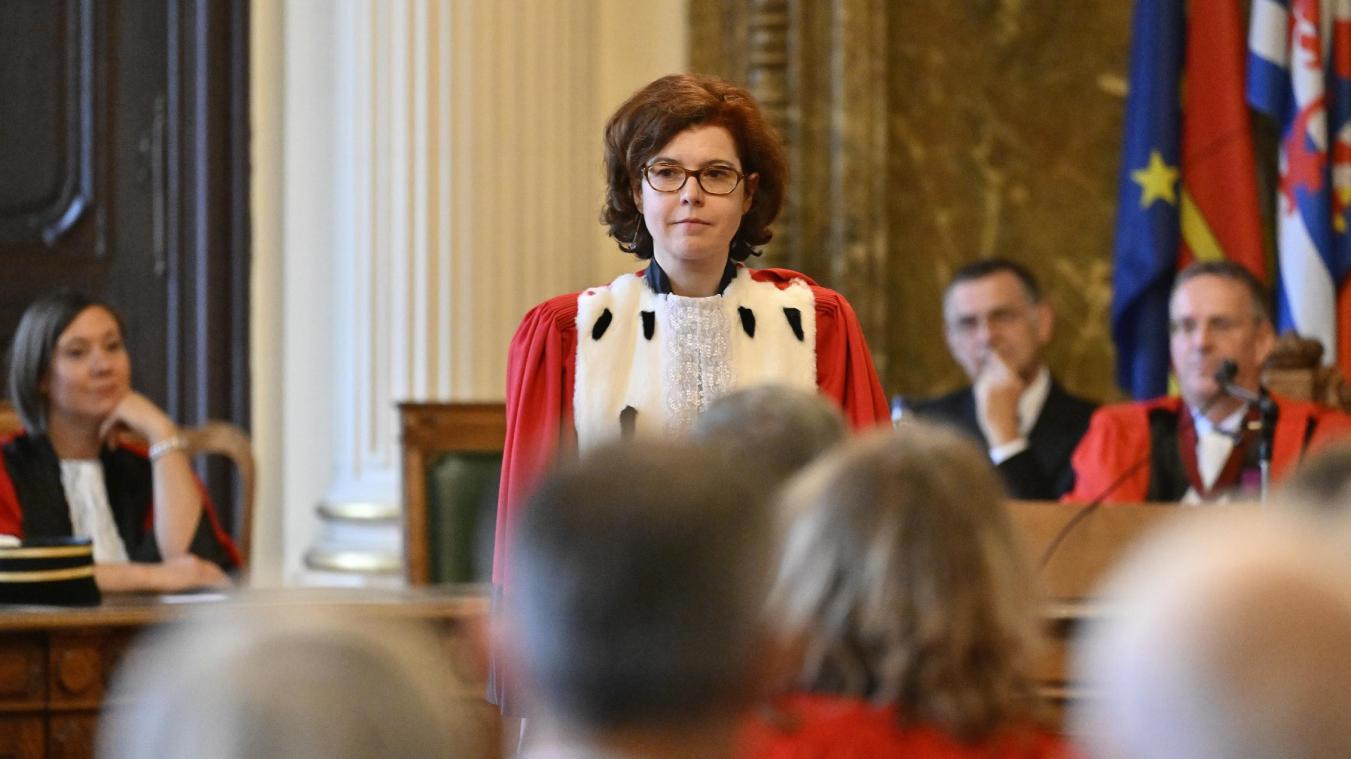 <p>Katrin Stangherlin ist am Donnerstag als Erste Präsidentin des Arbeitsgerichtshofs in Lüttich eingesetzt worden.</p>