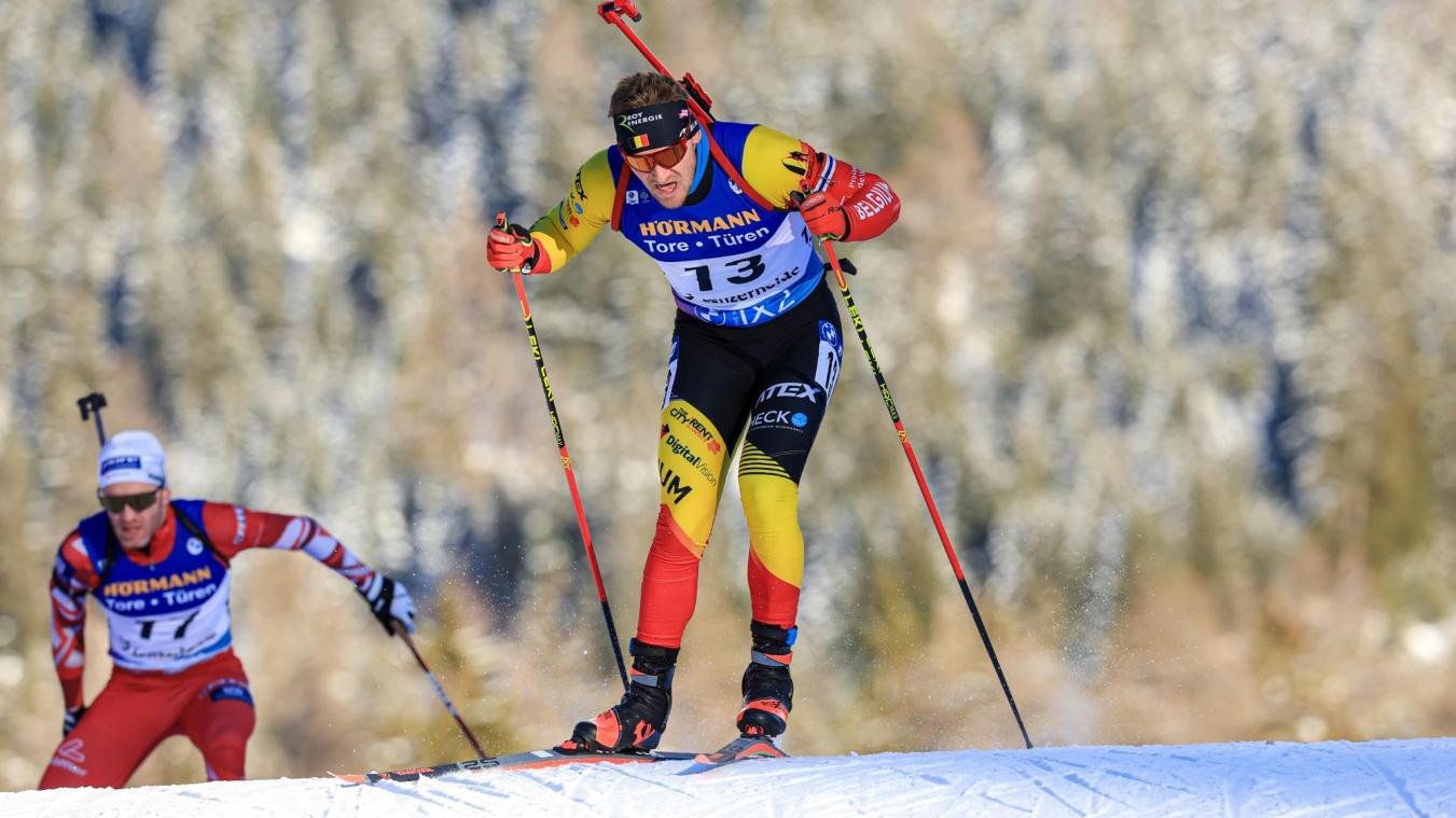 <p>Florent Claude belegte beim Biathlon-Weltcup in der Schweiz die Plätze zwölf, 13 und 28.</p>