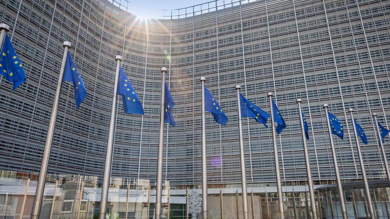<p>Das Berlaymont-Gebäude in Brüssel, der Sitz der EU-Kommission</p>