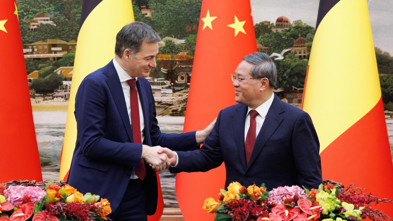 <p>Premierminister De Croo trifft seinen chinesischen Amtskollegen Li Qiang.</p>