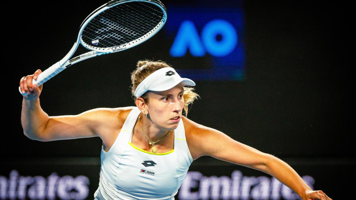 <p>Nach hartem Kampf steht Elise Mertens in Melbourne im Doppel-Viertelfinale.</p>