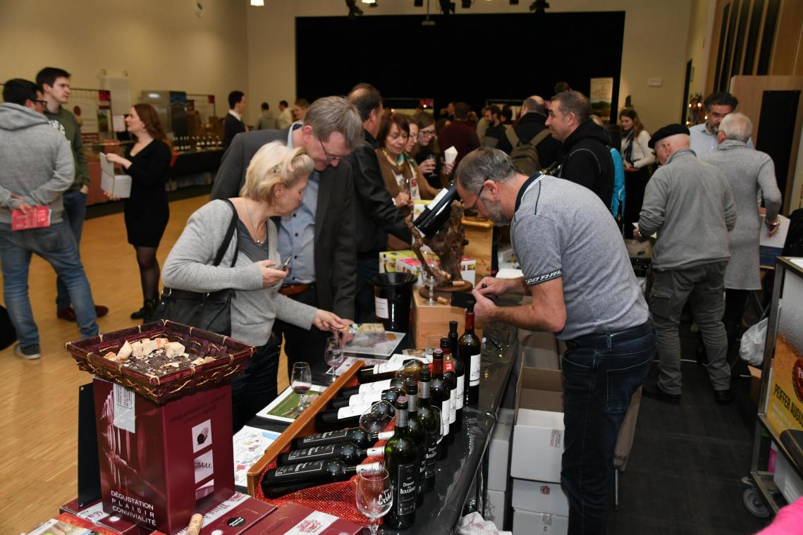 <p>Die Weinmesse findet traditionell am letzten Wochenende im Januar statt.</p>