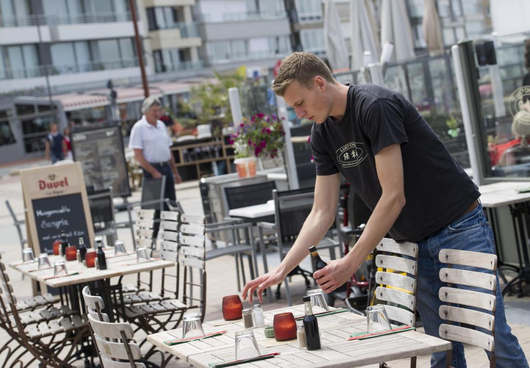 <p>Viele junge Arbeitnehmer arbeiten in der Gastronomie.</p>