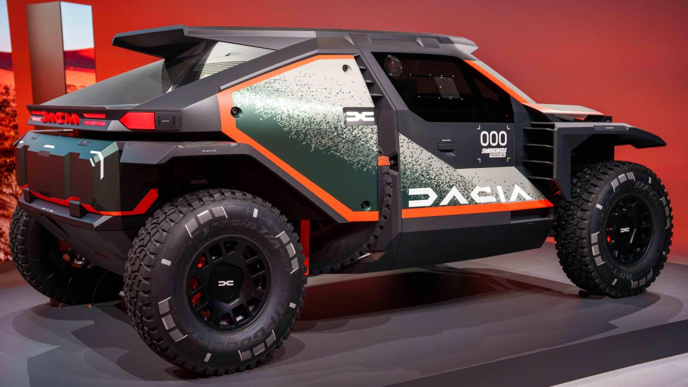 <p>Das ist der Dacia-Prototyp für die Dakar-Rallye.</p>
