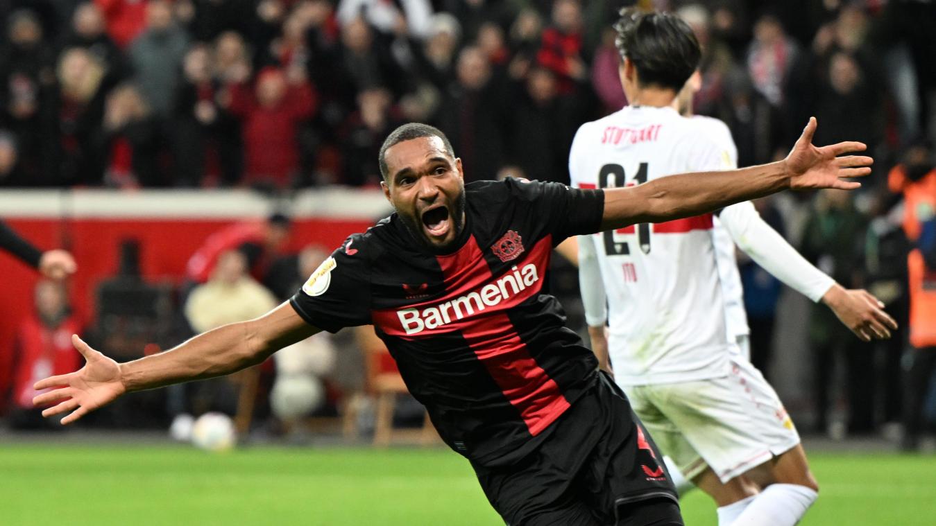 <p>Halbfinale! Jonathan Tah erzielte in der Schlussminute im Viertelfinal-Kracher gegen den VfB Stuttgart den 3:2-Siegtreffer für Leverkusen.</p>