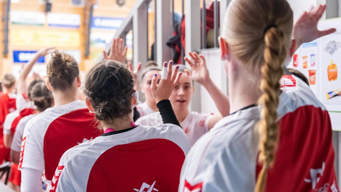 <p>Auf geht’s: Die KTSV-Handballerinnen sind am Samstag in Gent gefordert.</p>