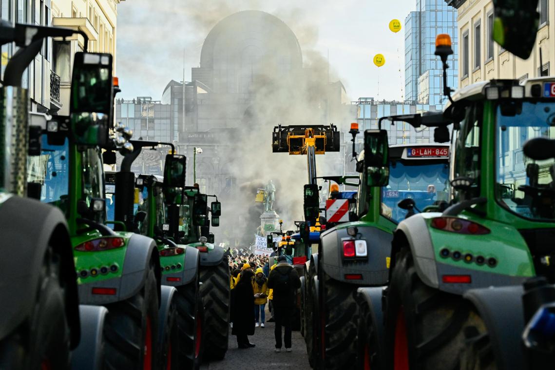 <p>So wie bereits am 1. Februar wollen belgische Landwirte am kommenden Montag das Brüsseler Europaviertel mit Traktoren blockieren.</p>