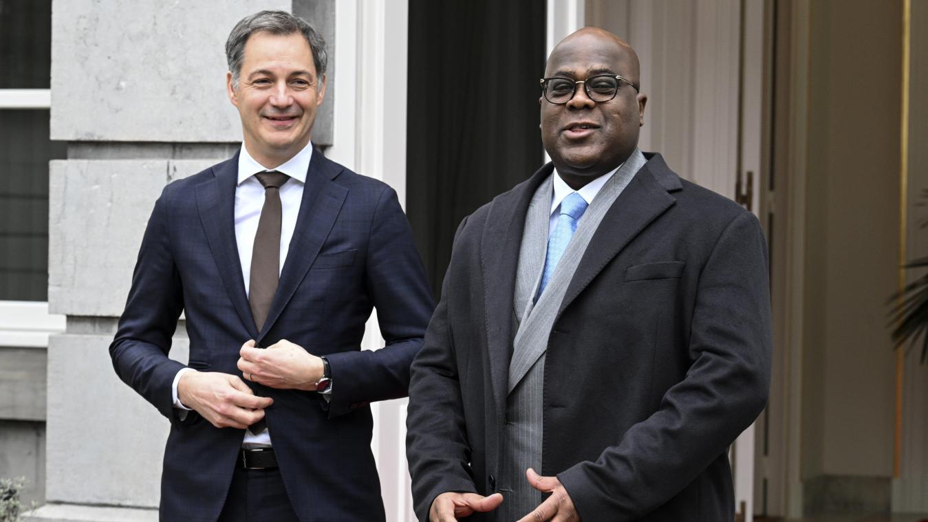 <p>Premierminister Alexander De Croound KongosPräsident Félix Tshisekedi</p>